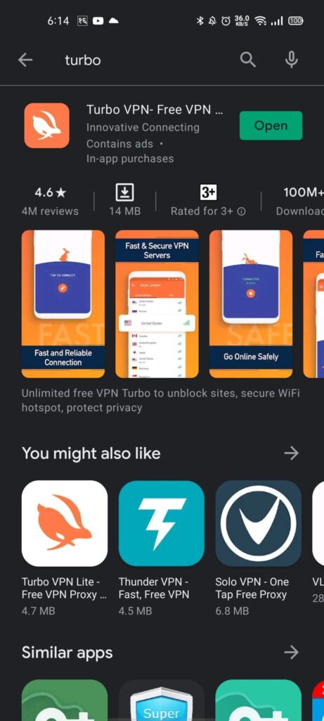 Download Turbo Vpn For Getting Instagram Music In Nepal 