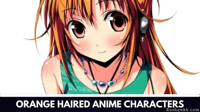 anime characters with orange hair