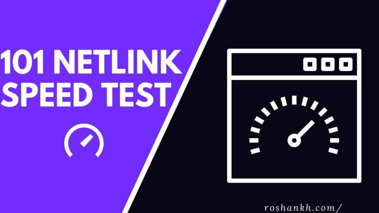101 netlink Speed Test